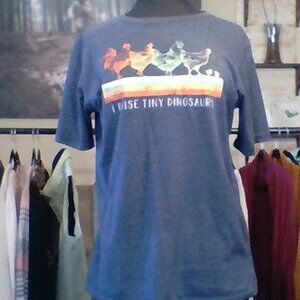 I Raise Tiny Dinosaurs Womens Tee Large